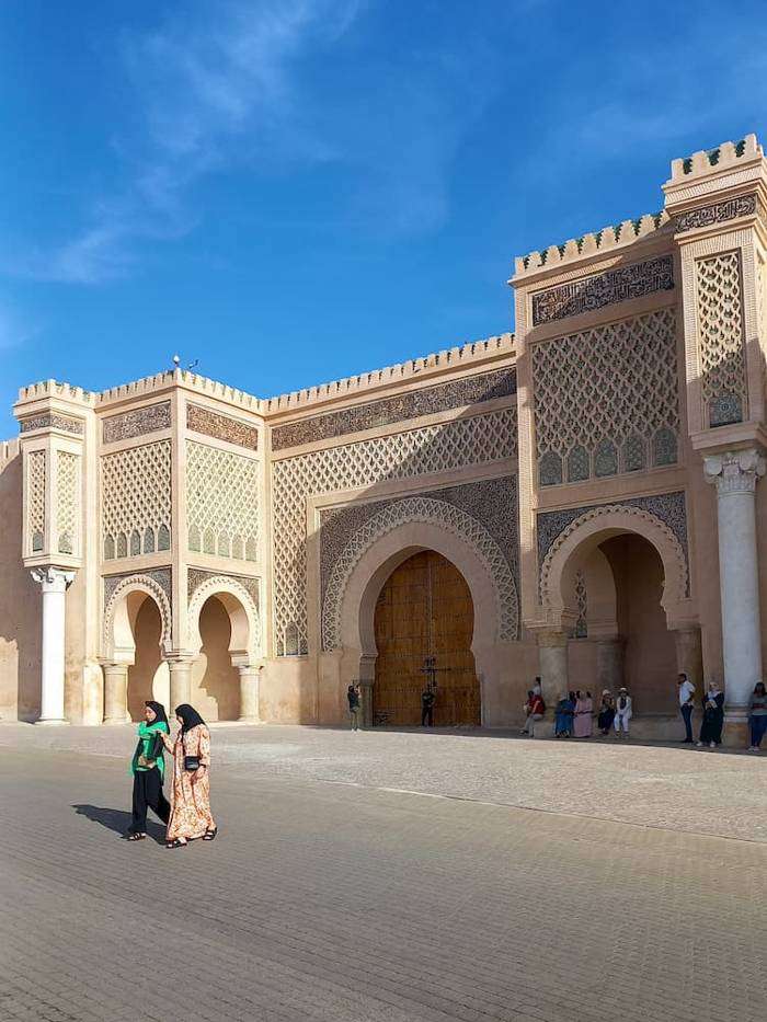 La porta monumentale Bab Mansour a Meknès